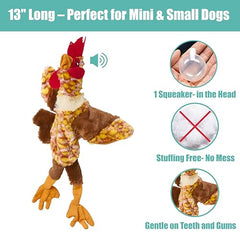 SPOT Skinneeez Poulet peluche-chien 13-pouces mouvement-flip: mouvement réaliste pour chasse.