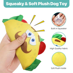 SPOT Taco Plaisir : peluche mignonne pour chiots et chiens