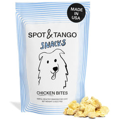 Spot & Tango Bouchées poulet lyophilisé: récompense parfaite pour l'entraînement canin.