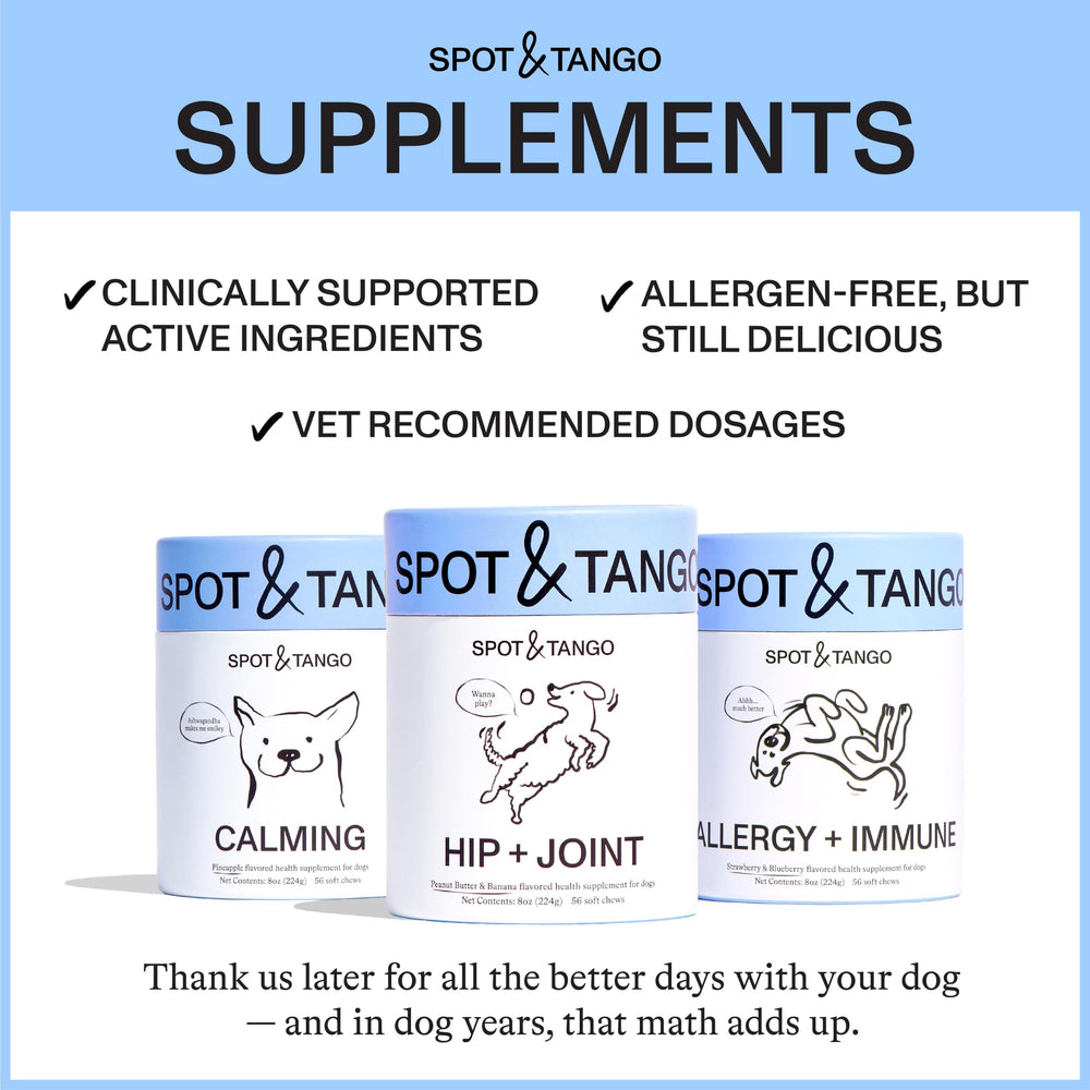 Spot & Tango : utilisation quotidienne facile pour chiens.