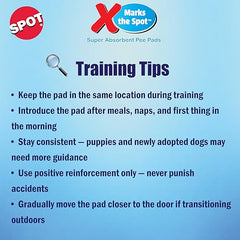 SPOT X Tapis adhesifs-quatre-bords: maintien ferme pour chiots et déplacements.