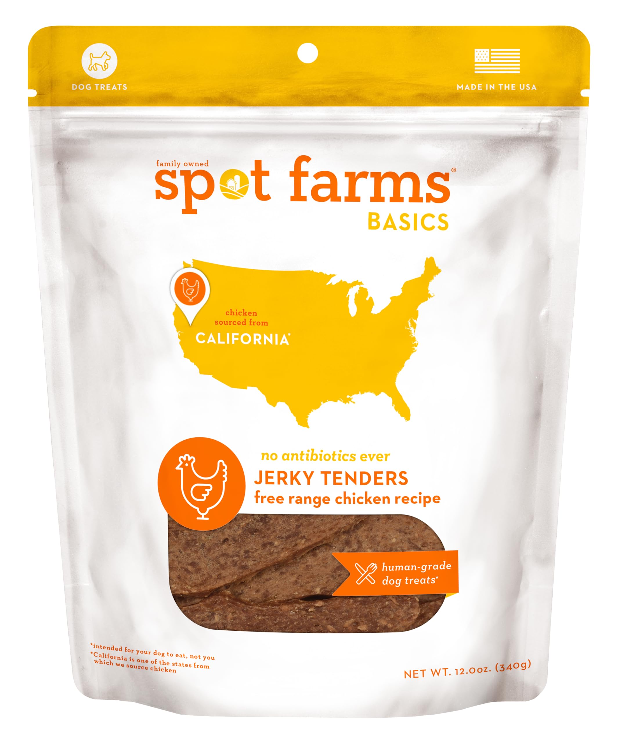 Spot Farms Tenders de poulet, emballage extérieur pratique pour démarrer une friandise.