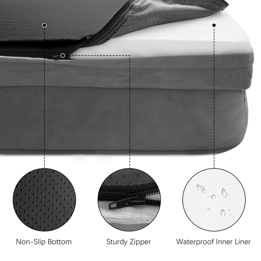 Couverture lavable avec fermeture zippée Spotted Play entretien facile.