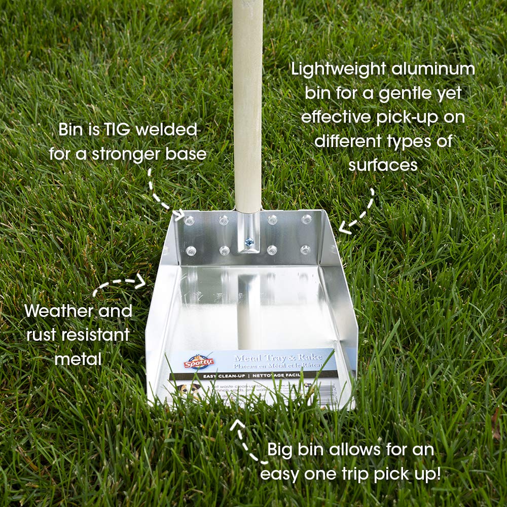 Spotty ramasse-caca, usage extérieur chenil et cour, pratique et durable.