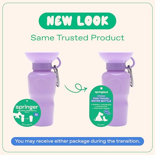 Springer: capacité de 670 ml pour rester hydraté en déplacement.
