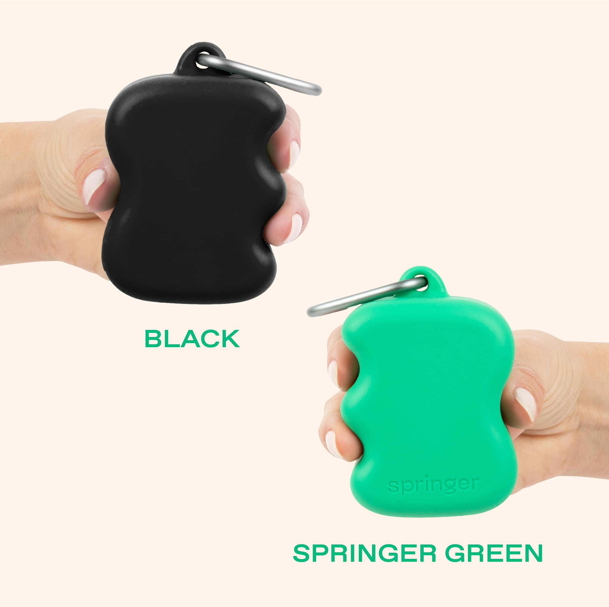 Springer Carabine Integree: accroche pratique lors des promenades.