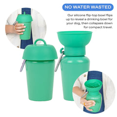 Springer Flip: bol en silicone pliable, facile à ranger après utilisation.