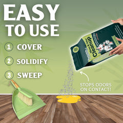 Sprinkle & Sweep: arôme huiles essentielles pour odeur fraîche.
