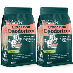 Sprinkle & Sweep desodorisant litter chat absorbant coco, reduit odeurs durablement.