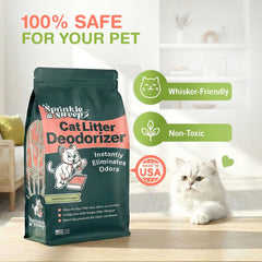 Sprinkle & Sweep formule-ultra-absorbante-litiere: capte lhumidite et odeurs durablement.