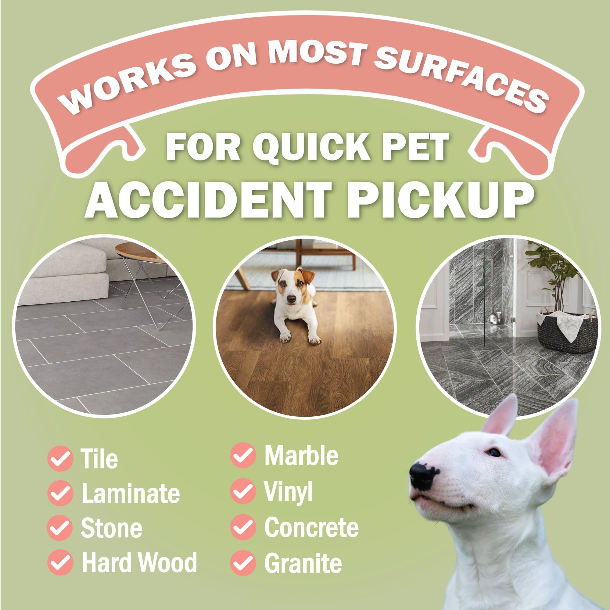 Sprinkle & Sweep nettoyage polyvalent sur sols et surfaces dures
