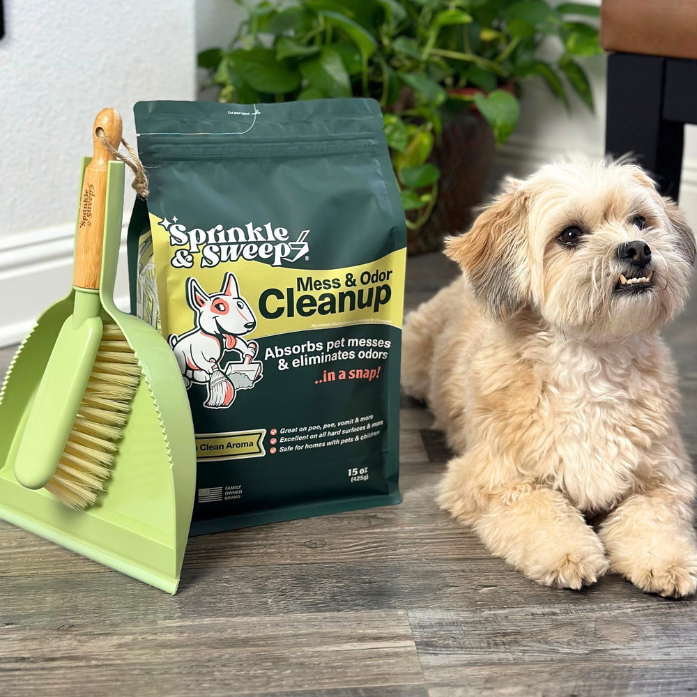 Sprinkle & Sweep utilisation polyvalente en cuisine et garage