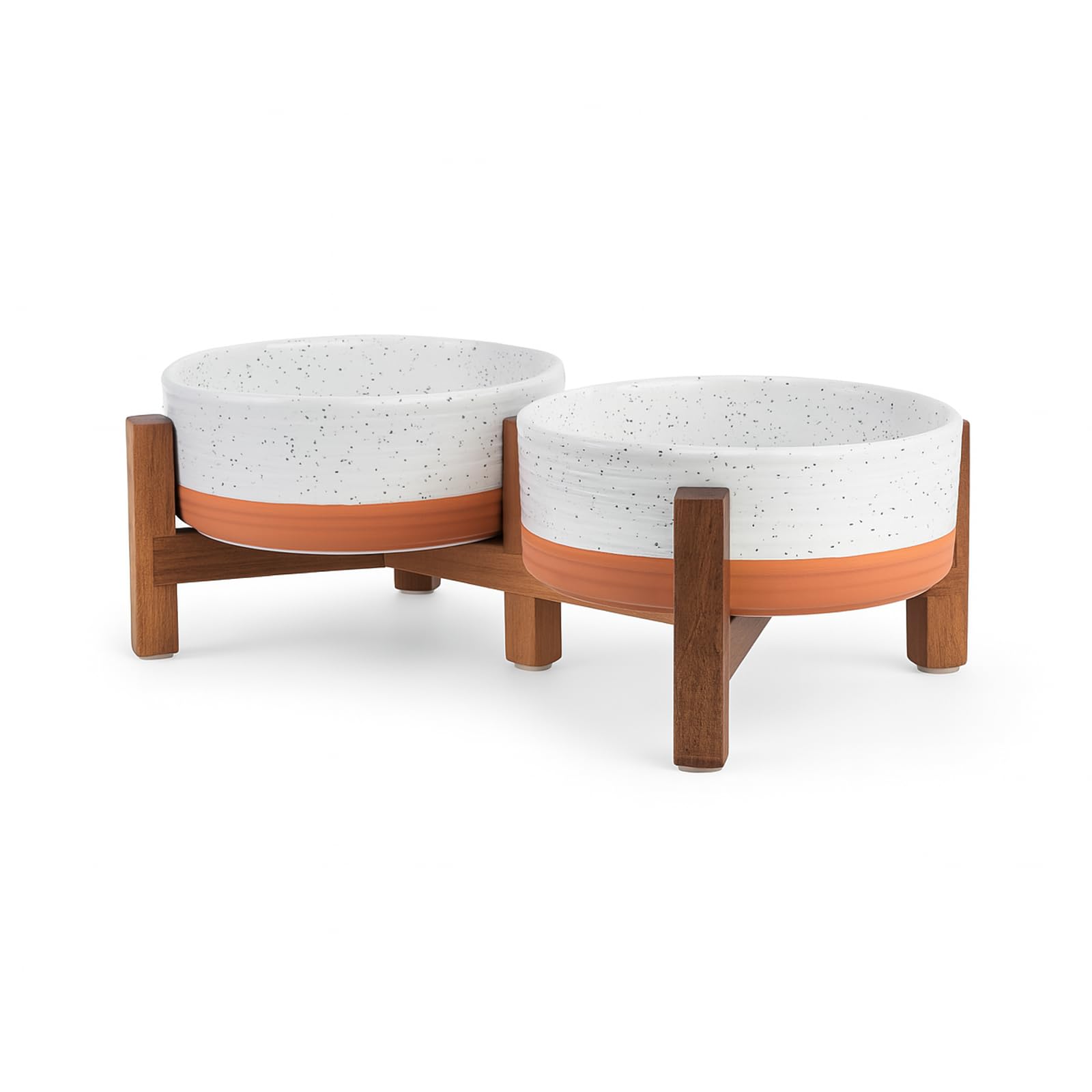 Bol élevé SPUNKYJUNKY en céramique, pour une posture de repas plus naturelle.