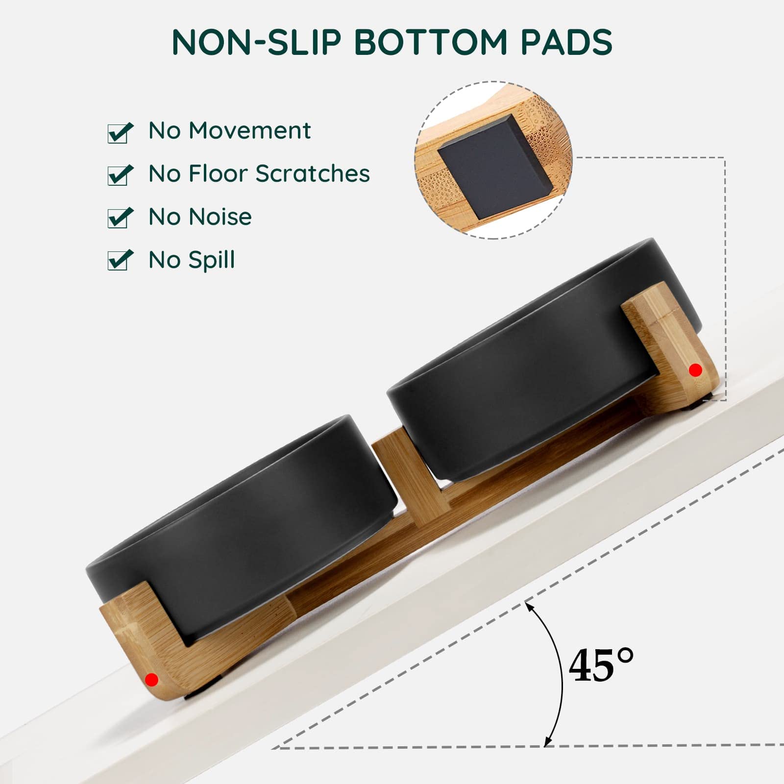 SPUNKYJUNKY bol-ceramique-noir-sans-plomb-durable.