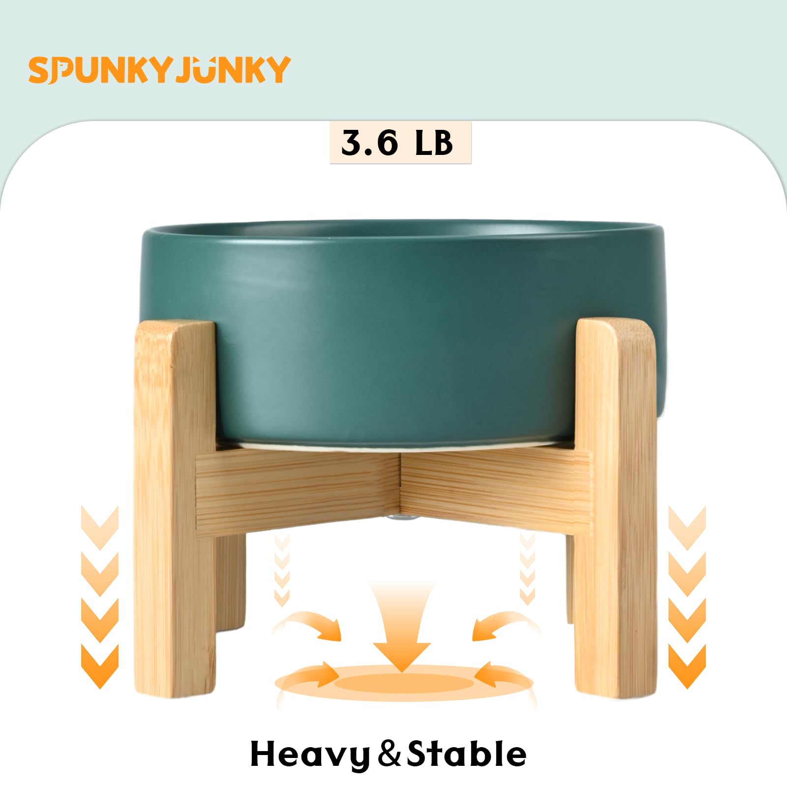 Base en bois solide SPUNKYJUNKY, structure durable et antidérapante.