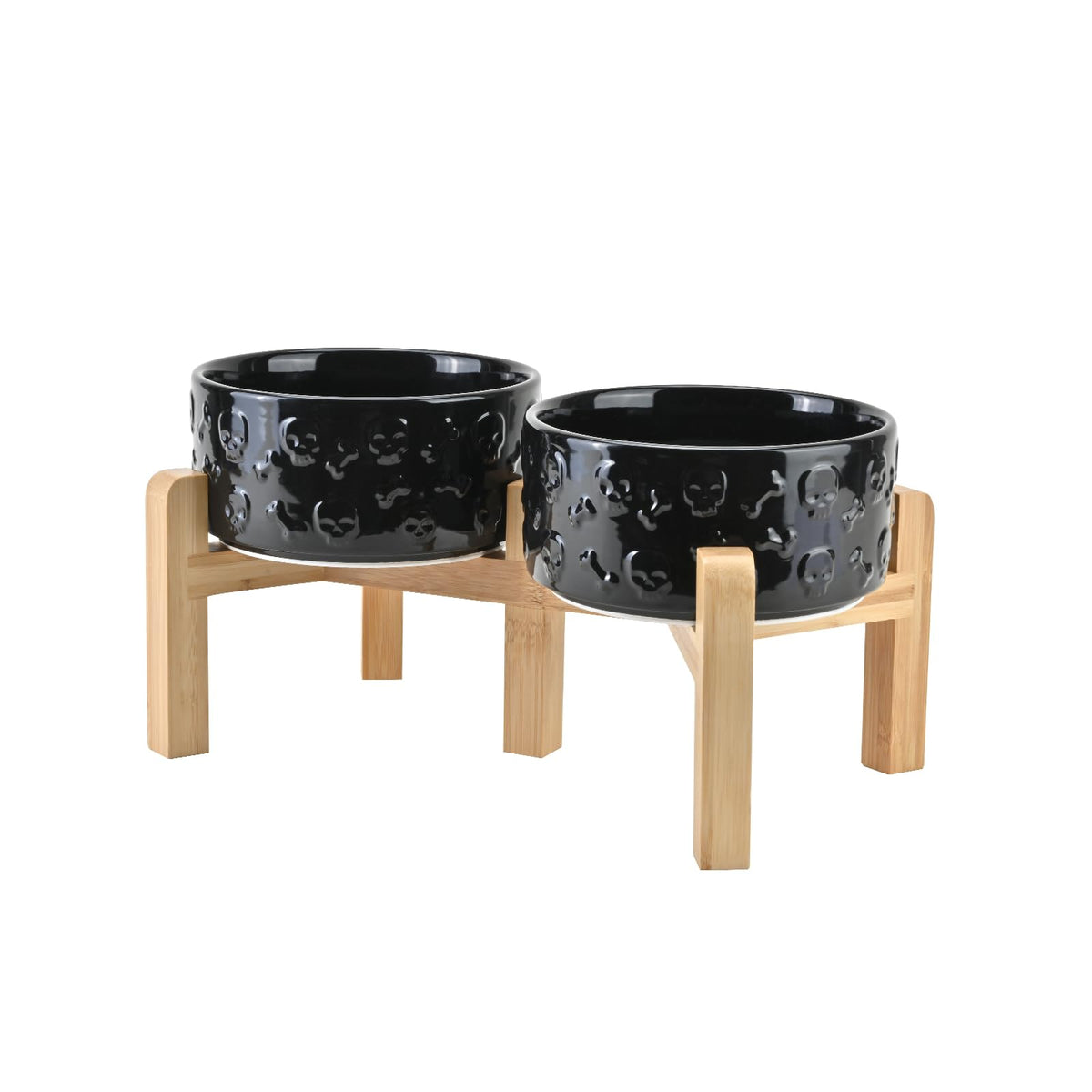 Bol elevé SPUNKYJUNKY en céramique, alimentation confortable pour chien