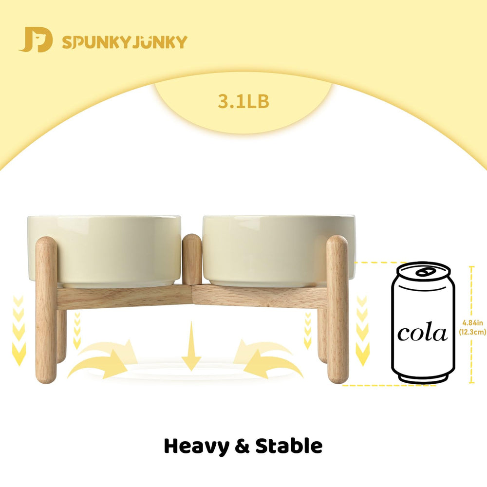 Bol SPUNKYJUNKY pour nourriture humide et snacks, pratique.