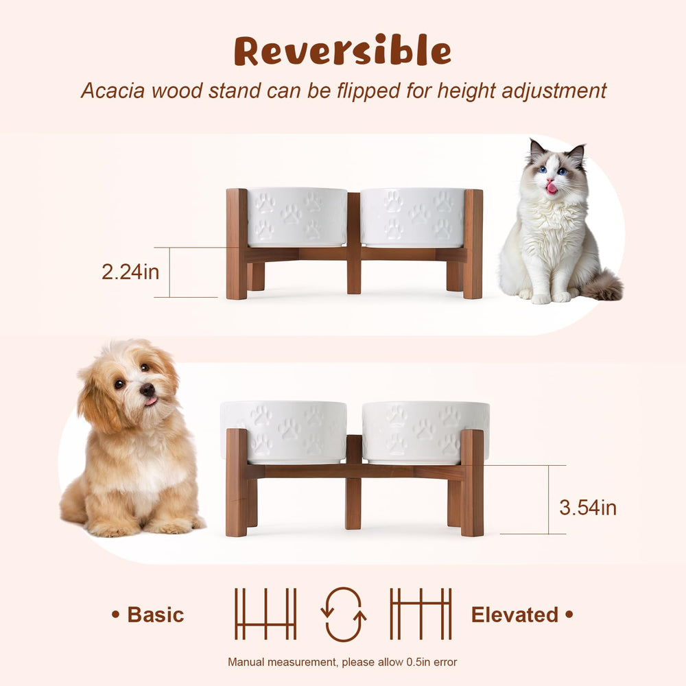 Étagère en bois acacia durable servant de support au bol SPUNKYJUNKY.