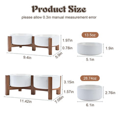 SPUNKYJUNKY gamelle céramique blanche 28,74 oz, allure propre et hygiénique.