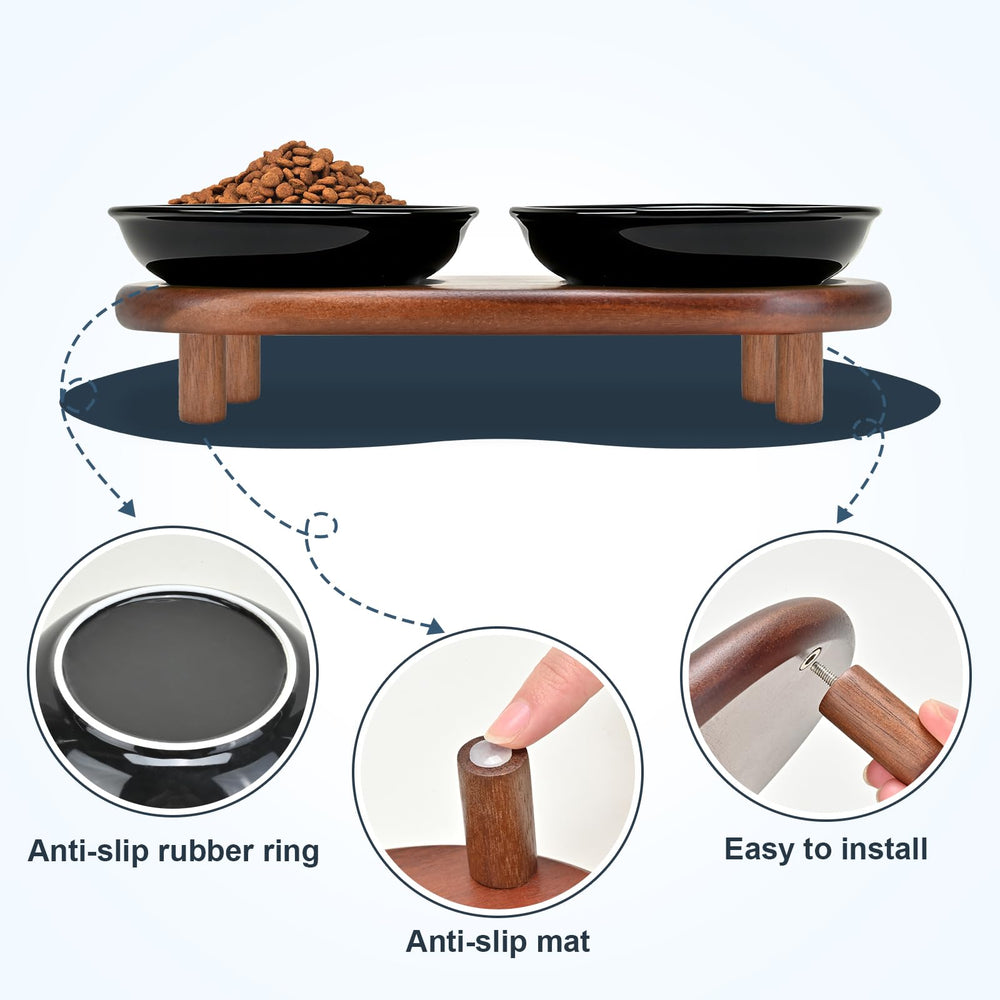 SPUNKYJUNKY plateau en acacia au grain chaleureux et durable.