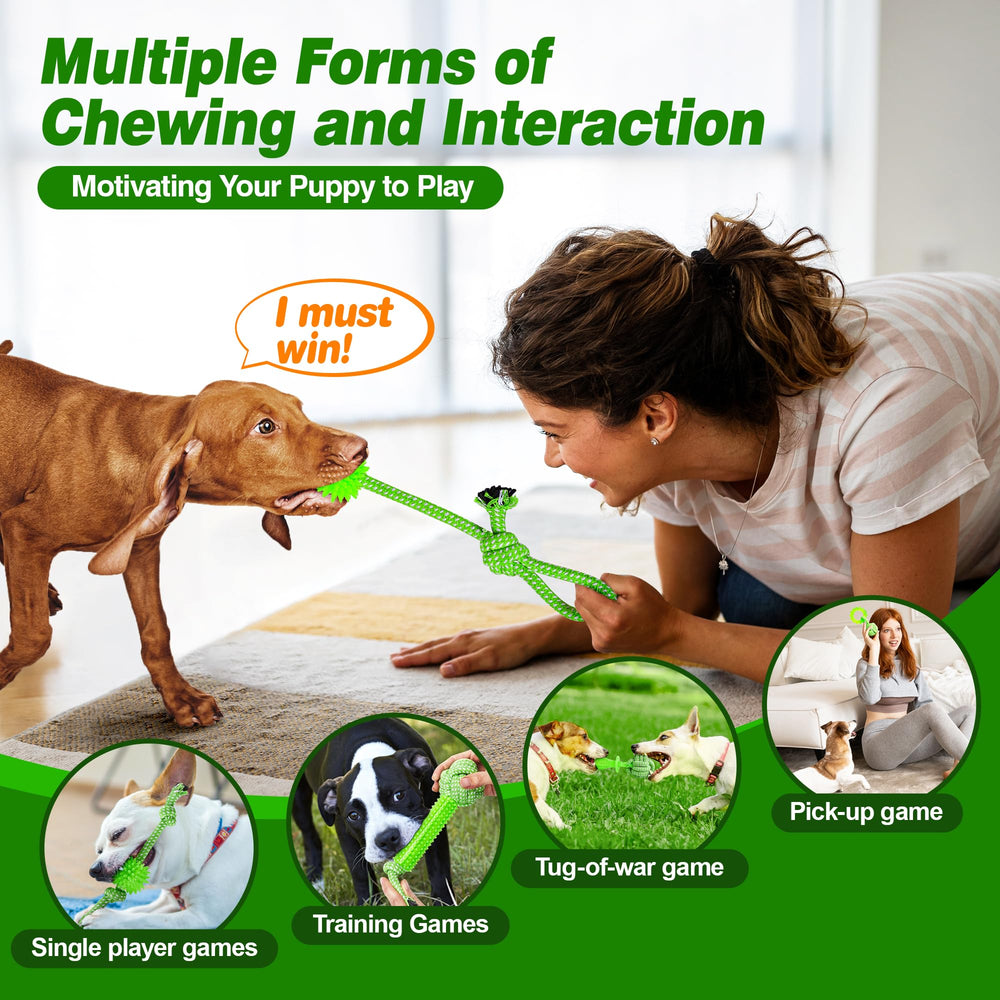SQBG: jouet de stimulation physique pour chiots, favorise exercice et mobilité.