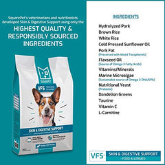 SquarePet omega3-6 soutient peau et pelage grâce à des acides gras essentiels.