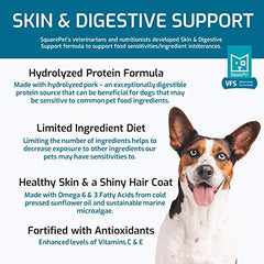 SquarePet VFS bol chien digestion-peau, croquettes adaptées au confort.