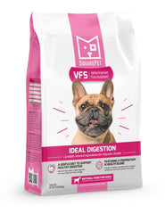 SquarePet VFS: dinde élevée sans cage, œufs entiers, potiron et riz brun pour une digestion équilibrée.