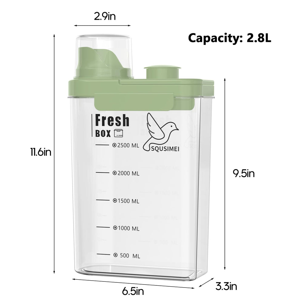 SQUSIMEI couvercle étanche avec joint silicone 2 cm pour une fermeture sûre.
