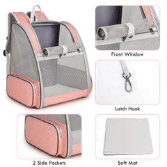 SSAWcasa sac à dos chat maillage ventile – ventilation optimale pendant les trajets.
