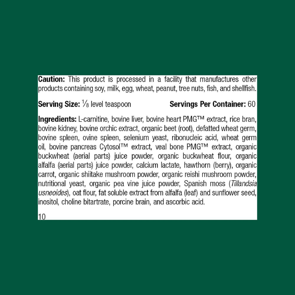 Standard Process Canine Cardiac Support, doseur petit-dose, administration facile