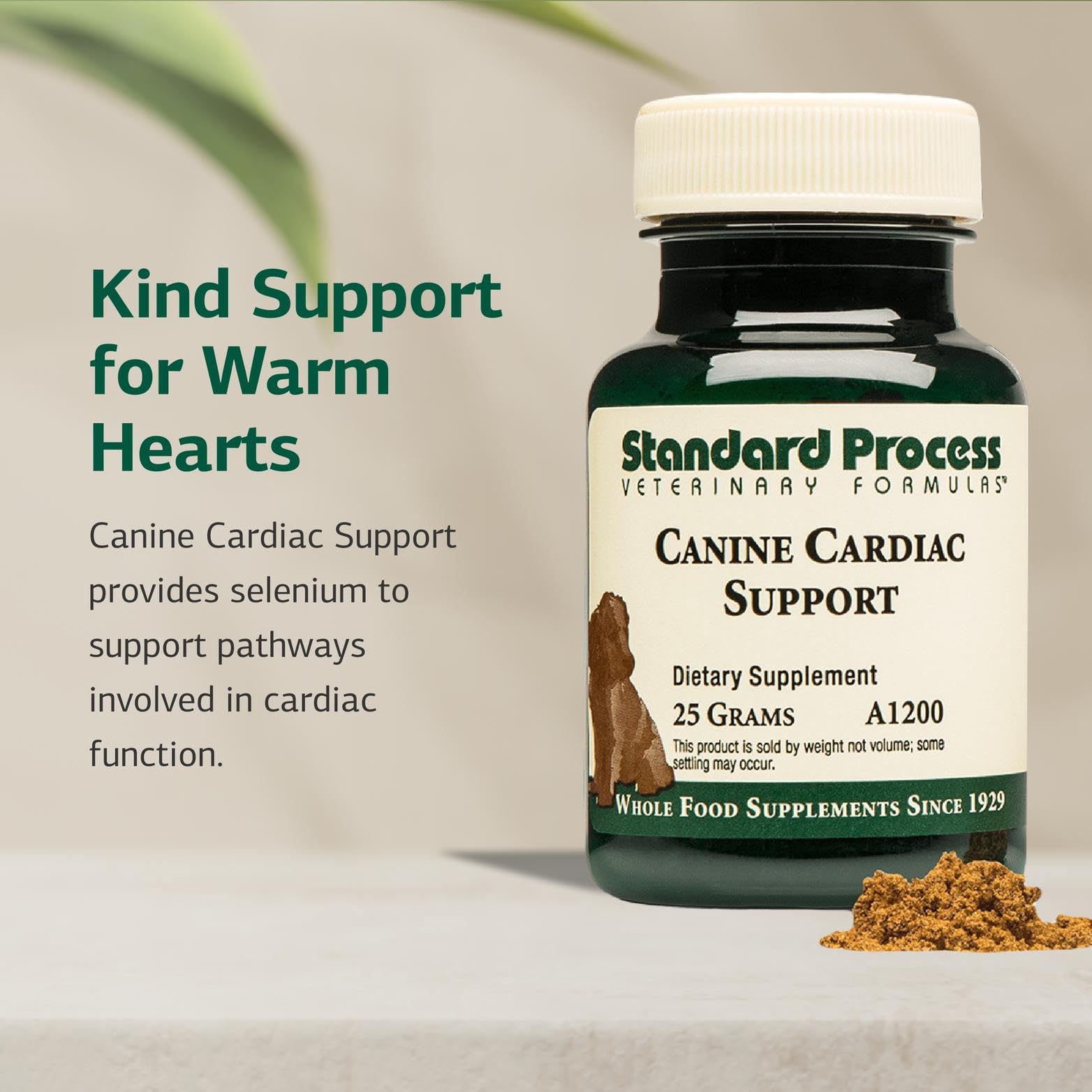 Standard Process Canine Cardiac Support, foie bovin inclus, source naturelle de nutriments
