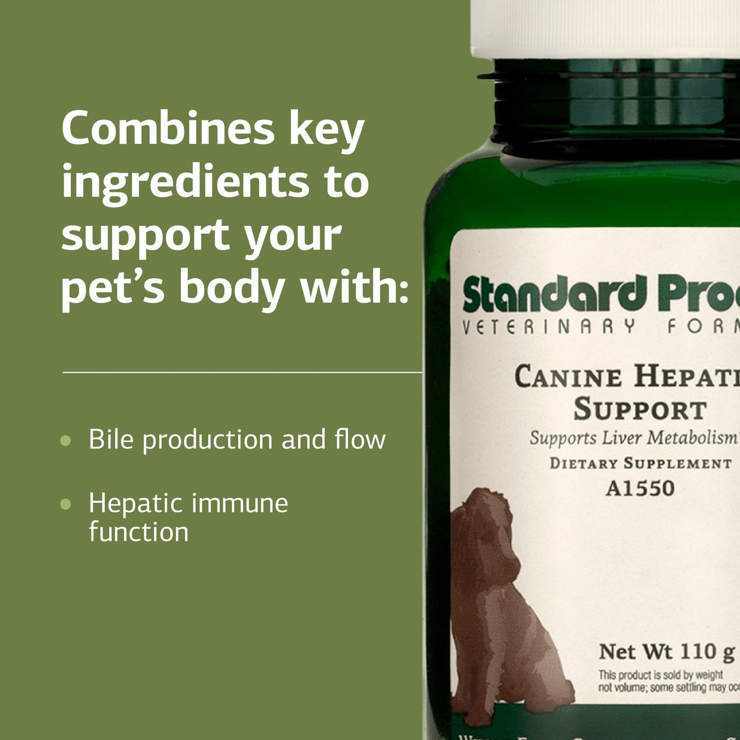 Standard Process Chien Hépatique Bouteille Ouverte: pratique à utiliser au quotidien.
