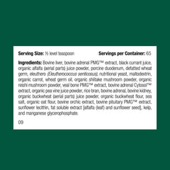 Standard Process Chien Soutien Surrénales Poudre – doseur pratique pour dosage précis
