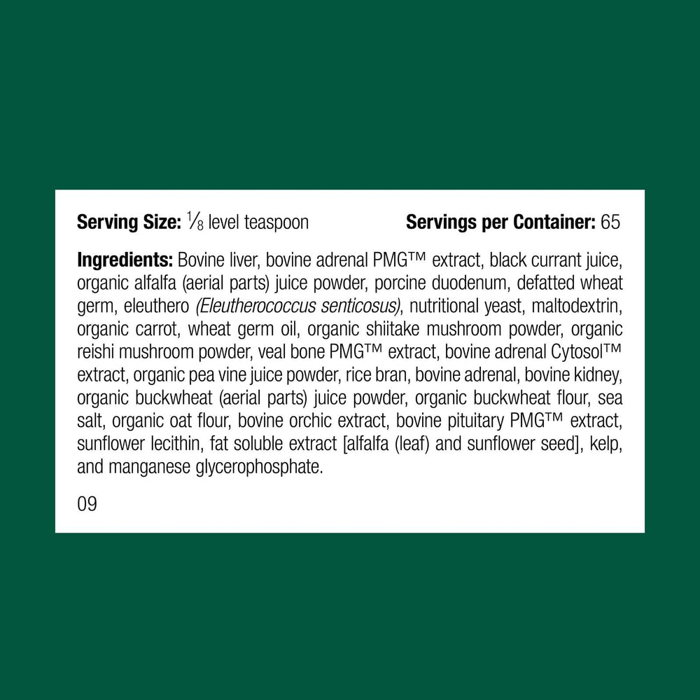 Standard Process Inc. – doseur 1/8 et 1/2 inclus pour dosage précis selon la taille du chien.