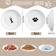 Bol STAOVA pour chat avec motif arête de poisson, design ludique et appétence.