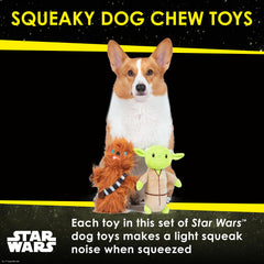 Jouet pour chien qui couine Yoda STAR WARS, stimulation ludique et sonore.