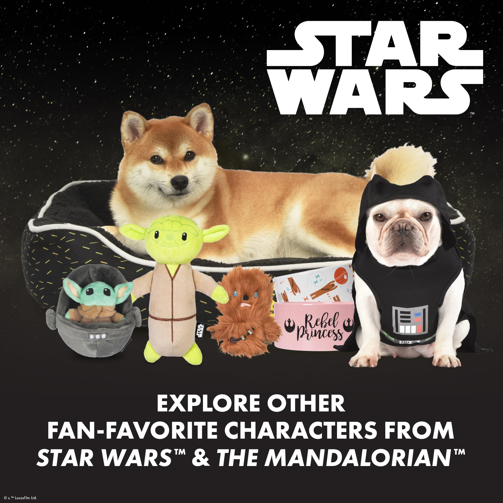 Peluche Yoda STAR WARS de taille moyenne, facile à porter en balade.