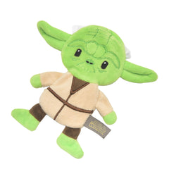 STAR WARS Yoda Flattie jouet avec contact doux et sifflet intégré pour divertir le chien.