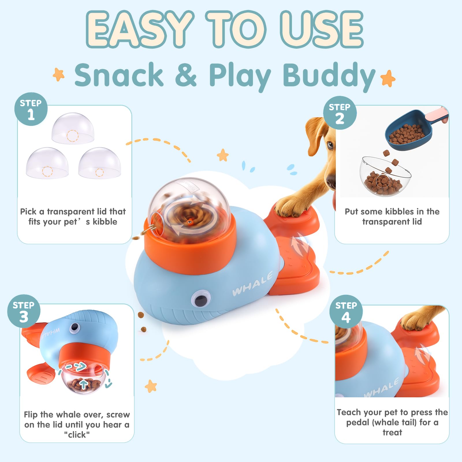 Star&Mi enrichment mental, jouet interactif pour chat et chien.