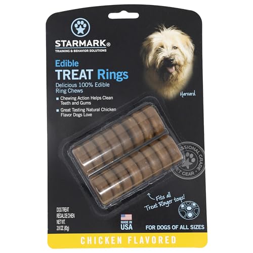 Starmark anneaux comestibles au poulet, arôme irrésistible.