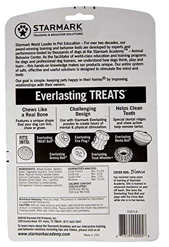 Starmark Friandise Éternelle parfaite avec la Balle Éternelle pour la mastication.