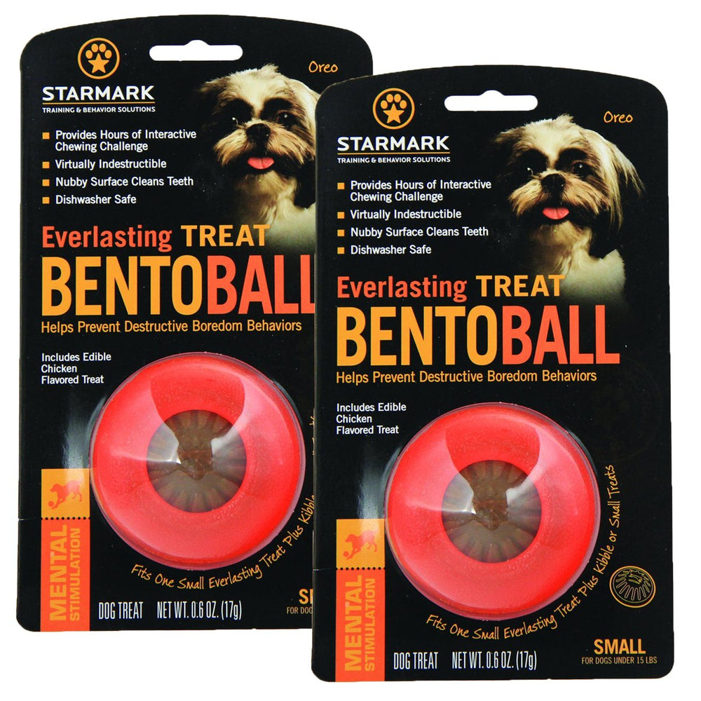 Starmark Bento Ball puzzle pour petit chien, stimule l'activité mentale.