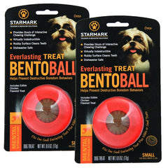 Starmark Bento Ball puzzle pour petit chien, stimule l'activité mentale.