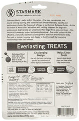 Starmark biscuits dentaires bacon grand format, douceur savoureuse pour chien actif.