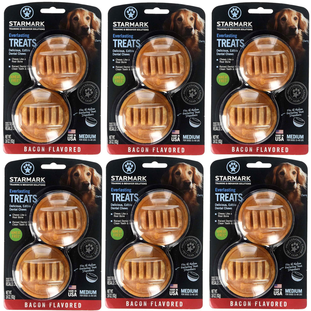 Starmark cretes dentaires elevees bacon, nettoyage cible des dents du chien.