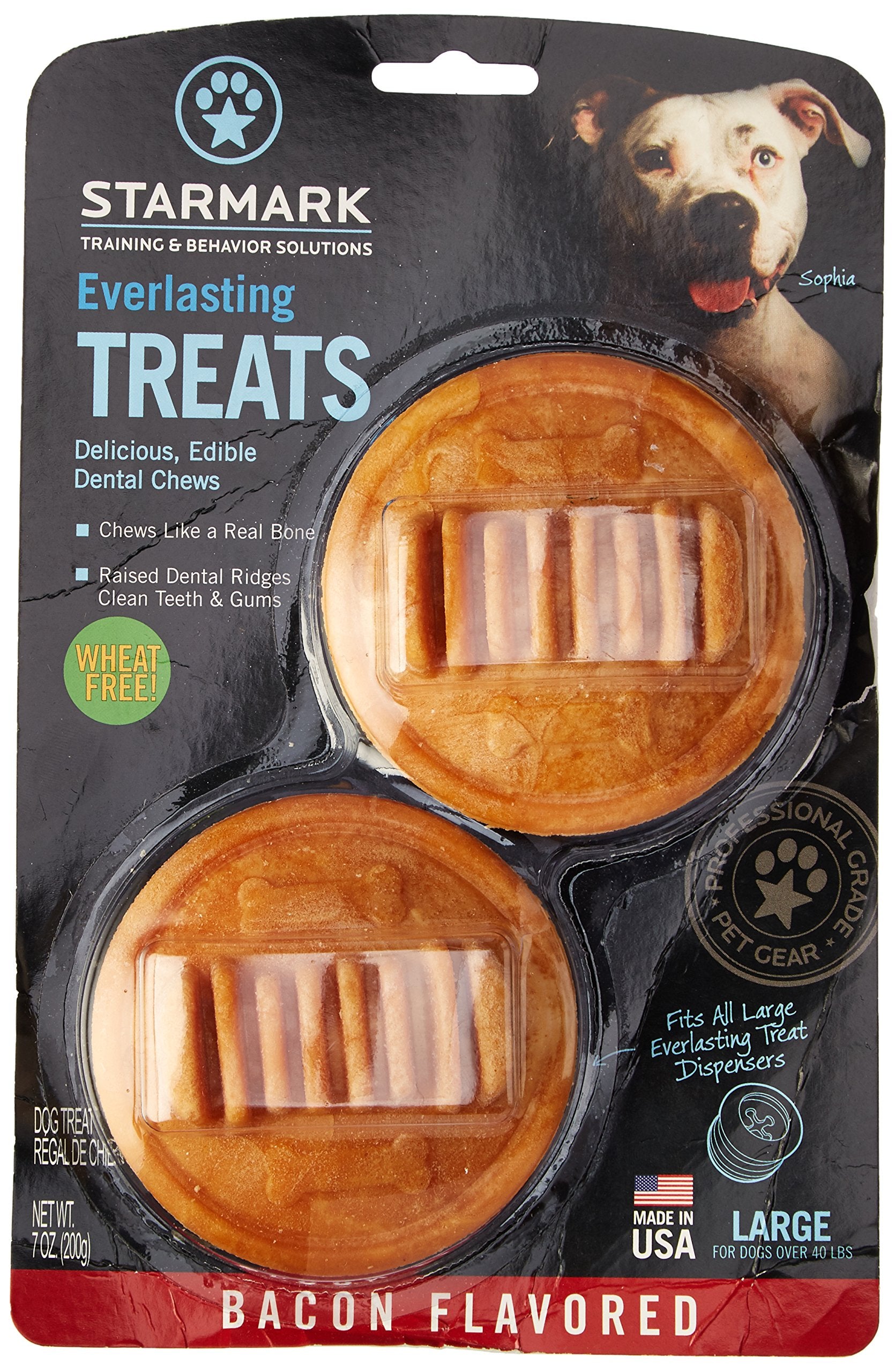 Starmark Everlasting Bacon Dog Chew – texture attrayante pour chien lors des sessions de jeu