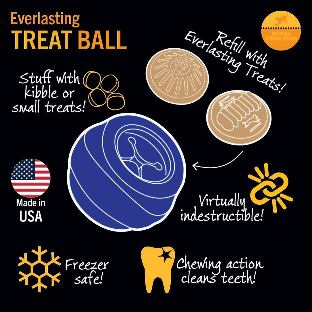 Starmark Everlasting balle-trait sans latex, vinyle et phtalates.