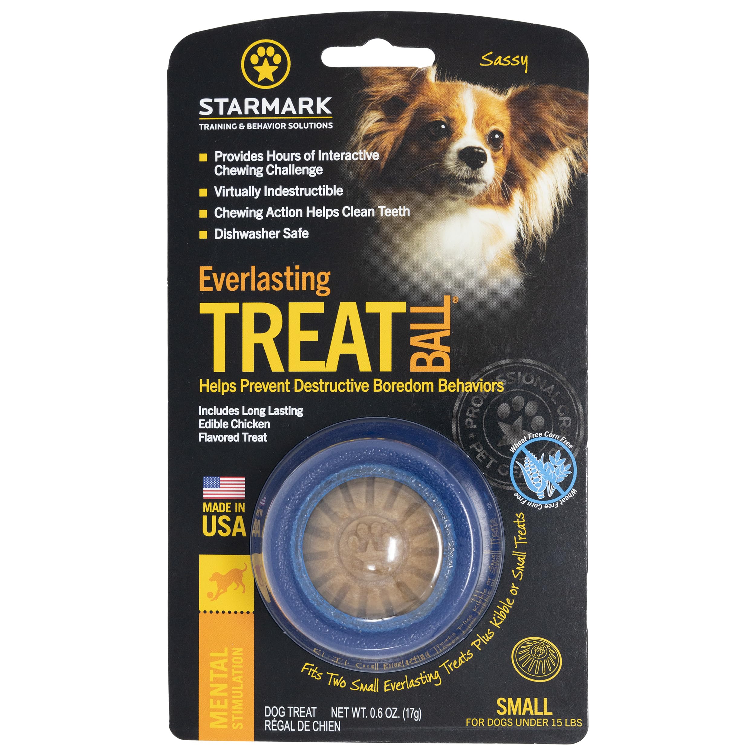 Starmark Everlasting balle-trait stimule l’activité mentale et la curiosité.