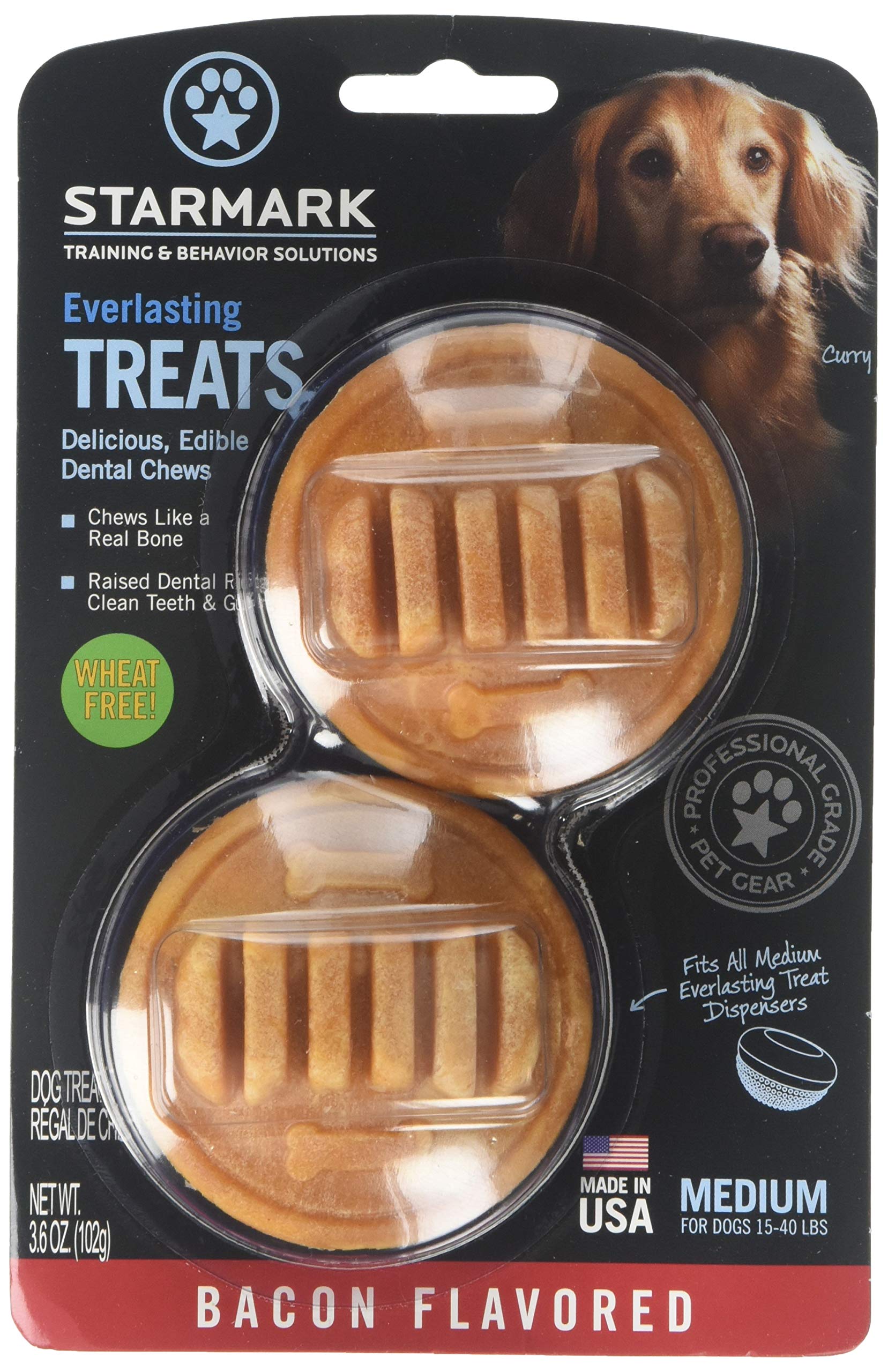 Starmark Everlasting Dental Chew bacon moyen: plaisir durable pour l'hygiène dentaire.